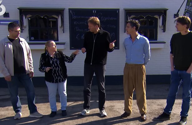 Groenteboer en vaders in Mr. Frank Visser Doet Uitspraak