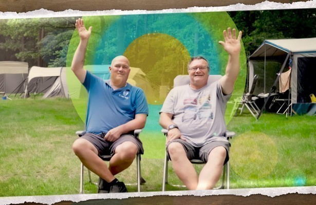 René en Erik in Groeten vanaf de Camping
