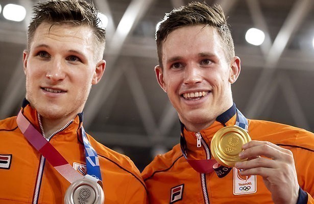 Dolgelukkige Harrie Lavreysen over zijn gouden plak