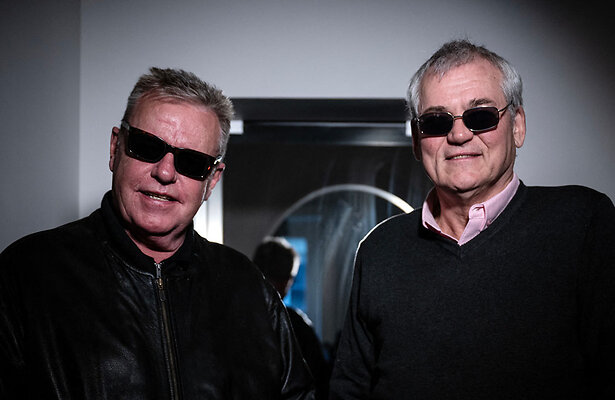 Graham 'Suggs' McPherson en Mike Barson van Madness