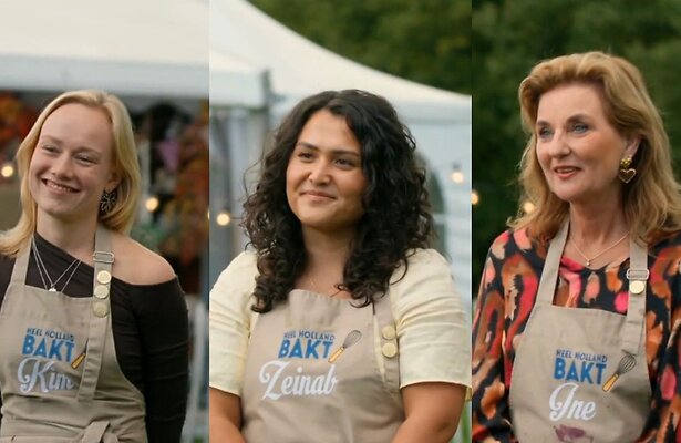 Kim, Zeinab en Ine voor Heel Holland Bakt Elke Dag