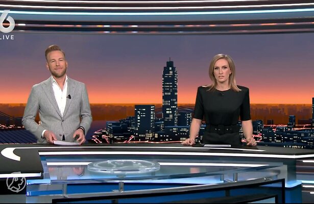 Presentatoren Wolter Klok en Nikki Herr