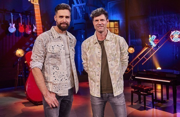 Nick Schilder en Simon Keizer in I Want Your Song