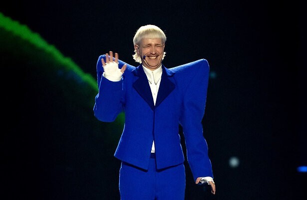 Joost Klein tijdens het Eurovisie Songfestival 2024