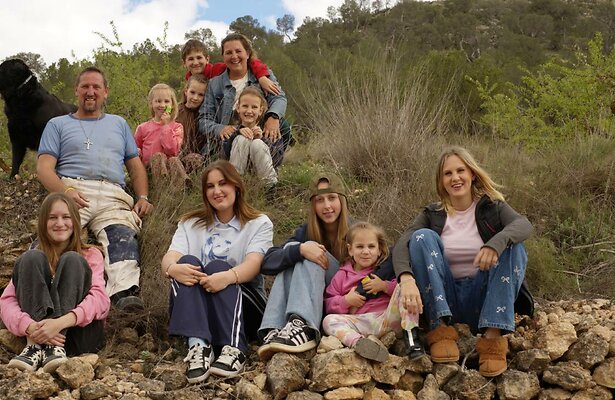 De familie Jelies, bekend van verschillende reality-programma's.