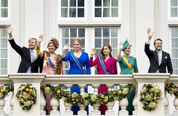 Het Koningshuis tijdens Prinsjesdag 2023