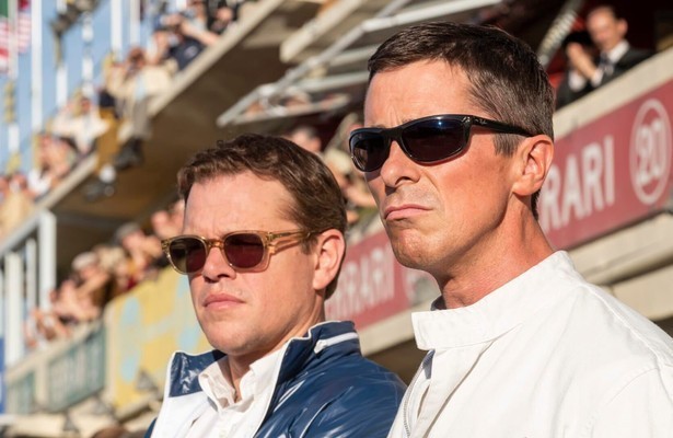 Matt Damon en Christian Bale in Le Mans '66