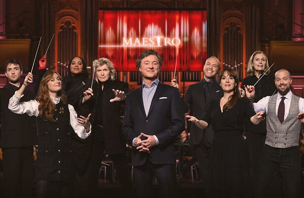 Frits Sissing en deelnemers Maestro