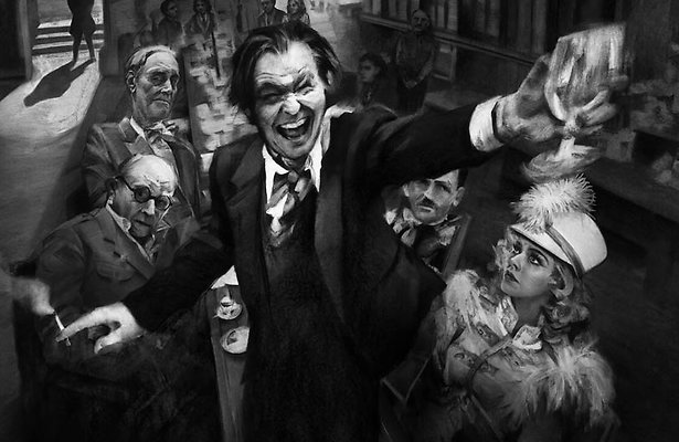 Gary Oldman als Herman J. Mankiewicz