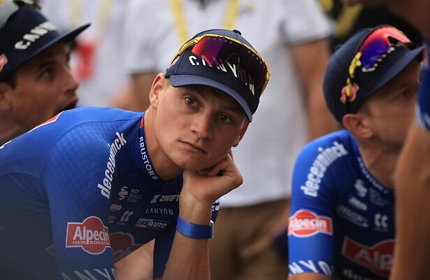 Mathieu van der Poel voorafgaand aan Tour de France 2023