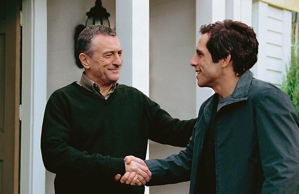 Robert De Niro en Ben Stiller in Meet the Parents