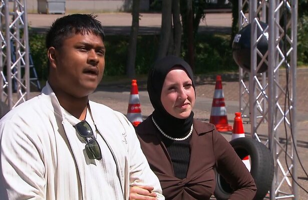 Melissa en Farhan in De Slechtste Chauffeur van Nederland