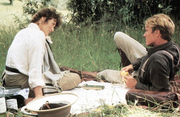 Meryl Streep en Robert Redford in Out of Africa
