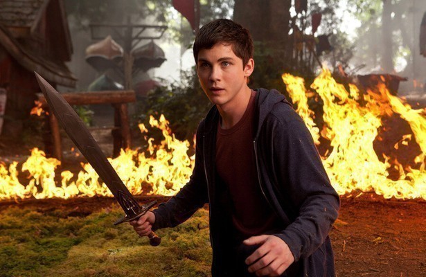 Logan Lerman in Percy Jackson: Sea of Monsters