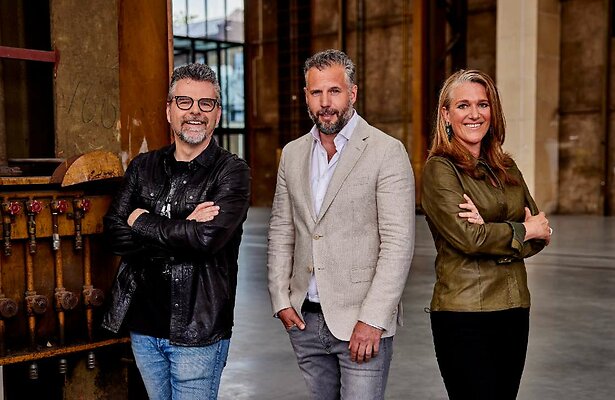 William Rutten, Tijl Beckand en Cynthia Boll