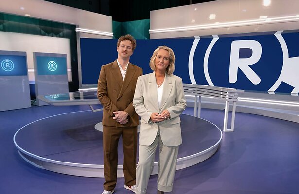 Fons Hendriks en Antoinette Hertsenberg in Radar.