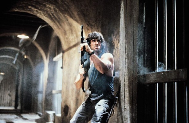 Sylvester Stallone als John Rambo in Rambo III