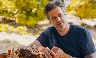 Sergio over de grens