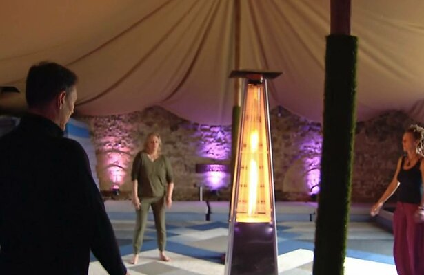 Walter en zijn dates aan het schudden