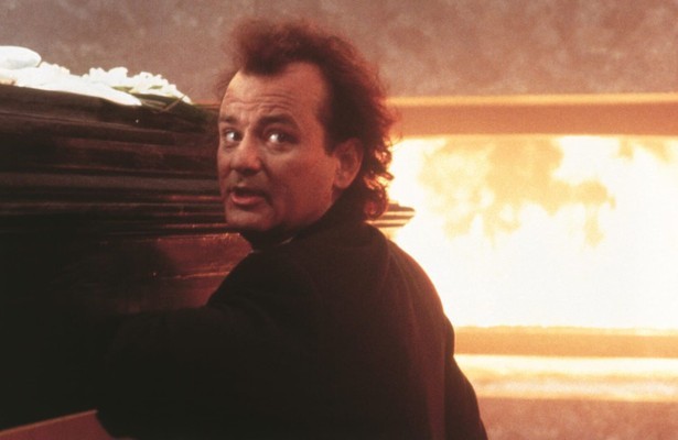 Bill Murray in Scrooged