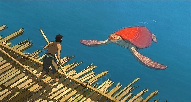 Een man, een eiland en een schildpad