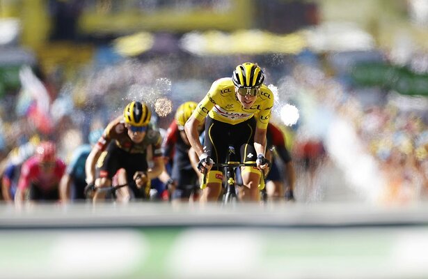 Tadej Pogacar in de Tour de France 2022