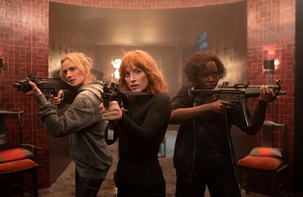 Diane Kruger, Jessica Chastain en Lupita Nyong'o in The 355