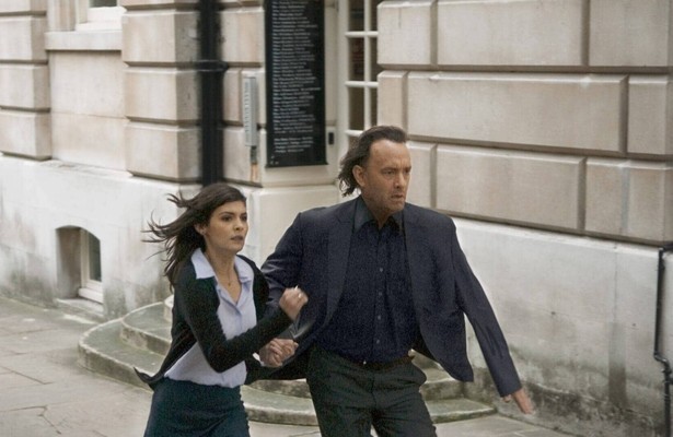 Audrey Tautou en Tom Hanks in The Da Vinci Code