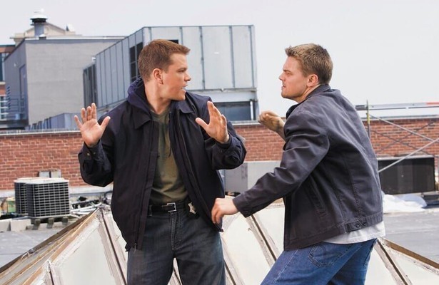 Matt Damon en Leonardo DiCaprio in The Departed