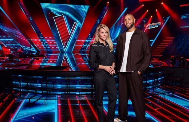 Chantal Janzen en Edson da Graça voor The Voice of Holland