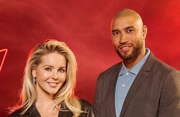 Chantal Janzen en Edson da Graca voor The Voice of Holland