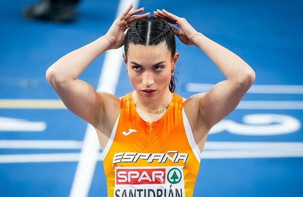 Eva Santidrian op 400 meter