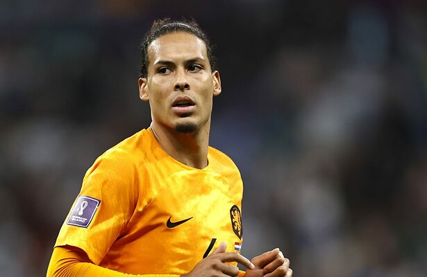 Virgil van Dijk voor het Nederlands Elftal