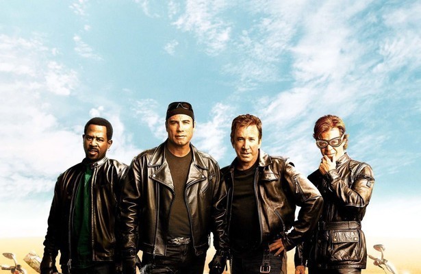 Martin Lawrence, John Travolta, Tim Allen en William H. Macy in Wild Hogs