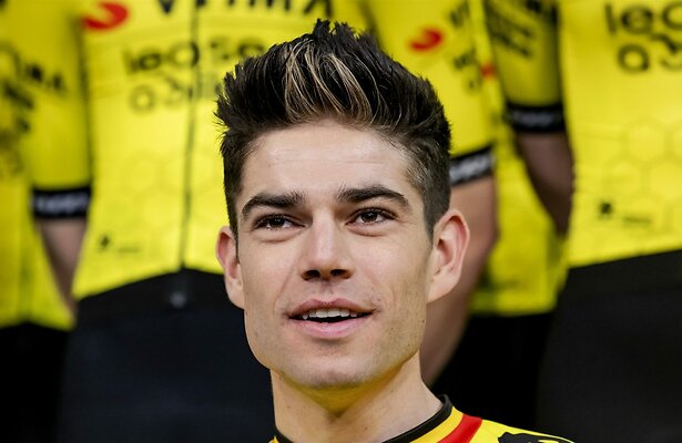 Wout van Aert voor Team Visma