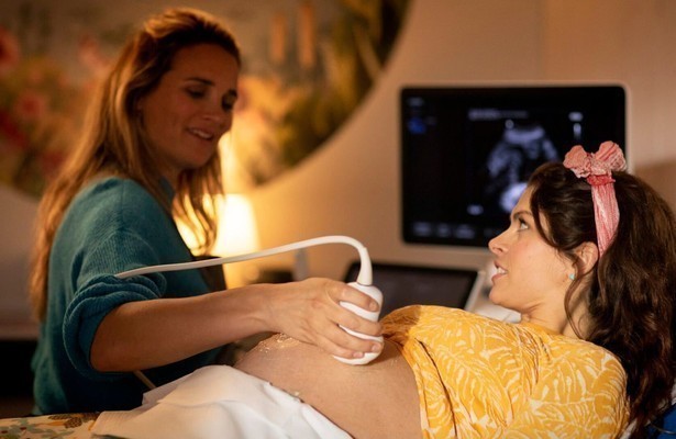 Lieke van Lexmond met Bo Maerten in Zwanger & Co