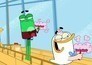 Duck and frog