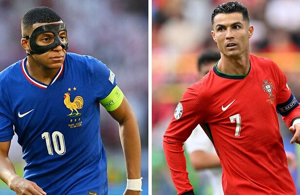 Kylian Mbappé en Cristiano Ronaldo