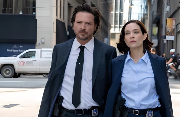 Aden Young en Kathleen Munroe in Law & Order Toronto: Criminal Intent