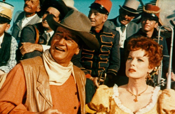 John Wayne en Maureen O'Hara in McLintock!