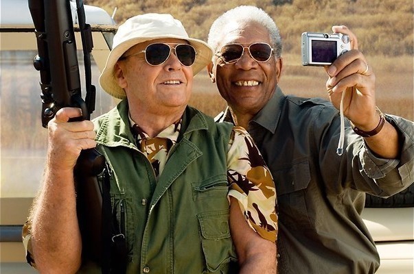 Jack Nicholson en Morgan Freeman