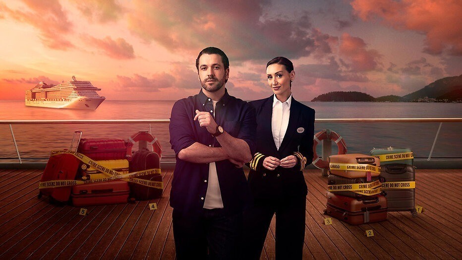 Shayne Ward en Catherine Tyldesley schitteren in het nieuwe seizoen van The Good Ship Murder bij BBC NL