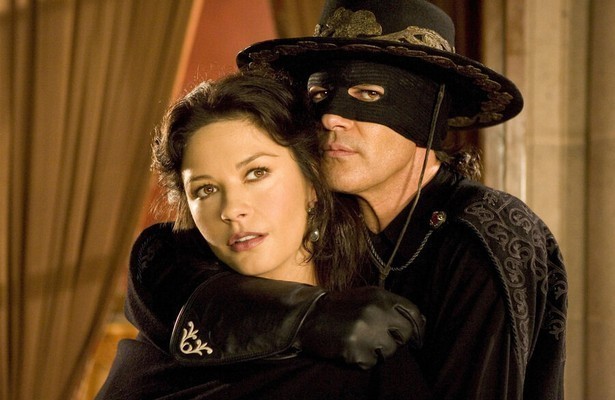 Antonio Banderas en Catherine Zeta-Jones in The Mask of Zorro
