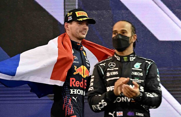 Verstappen en Hamilton