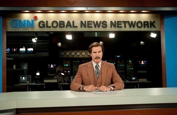 Will Ferrell in Anchorman 2: The Legend Continues