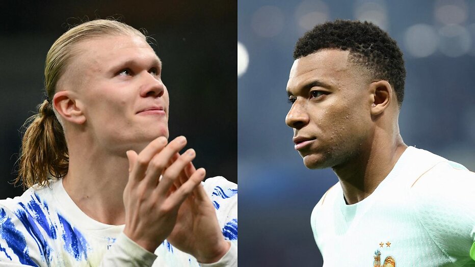 De strijd tussen topspitsen Haaland en Mbappé barst los in duel Noorwegen - Frankrijk