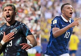 WK voetbal: Paraguay - Frankrijk
