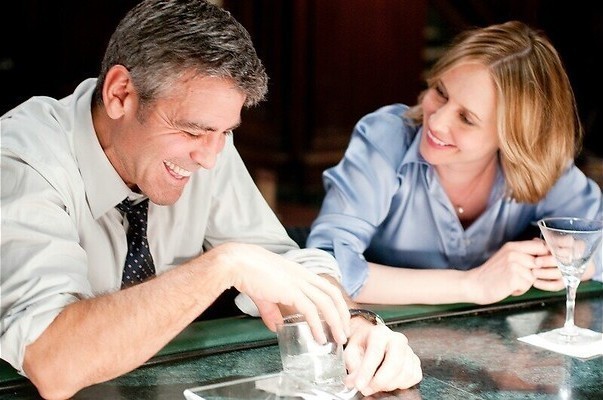 George Clooney vliegt van hot naar her