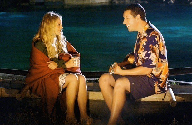 Drew Barrymore en Adam Sandler