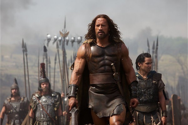 Dwayne 'The Rock' Johnson is een Griekse held